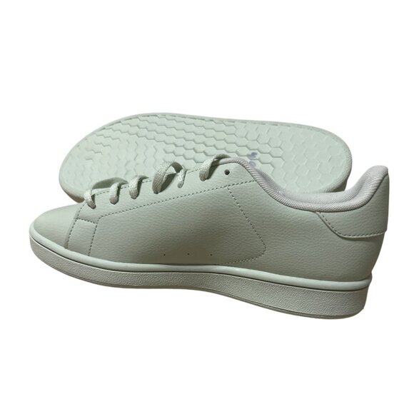 Adidas Size 8.5 Casual Advantage Lace Up Low Top Sneaker Shoes Mint Green - Picture 9 of 11